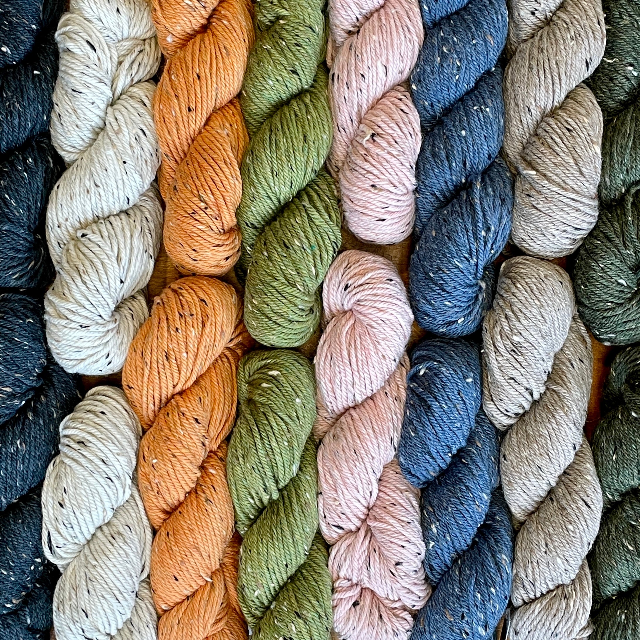 Blue Sky Fibers Woolstok Tweed (Aran) Yarn - 3312 Sage Rose at