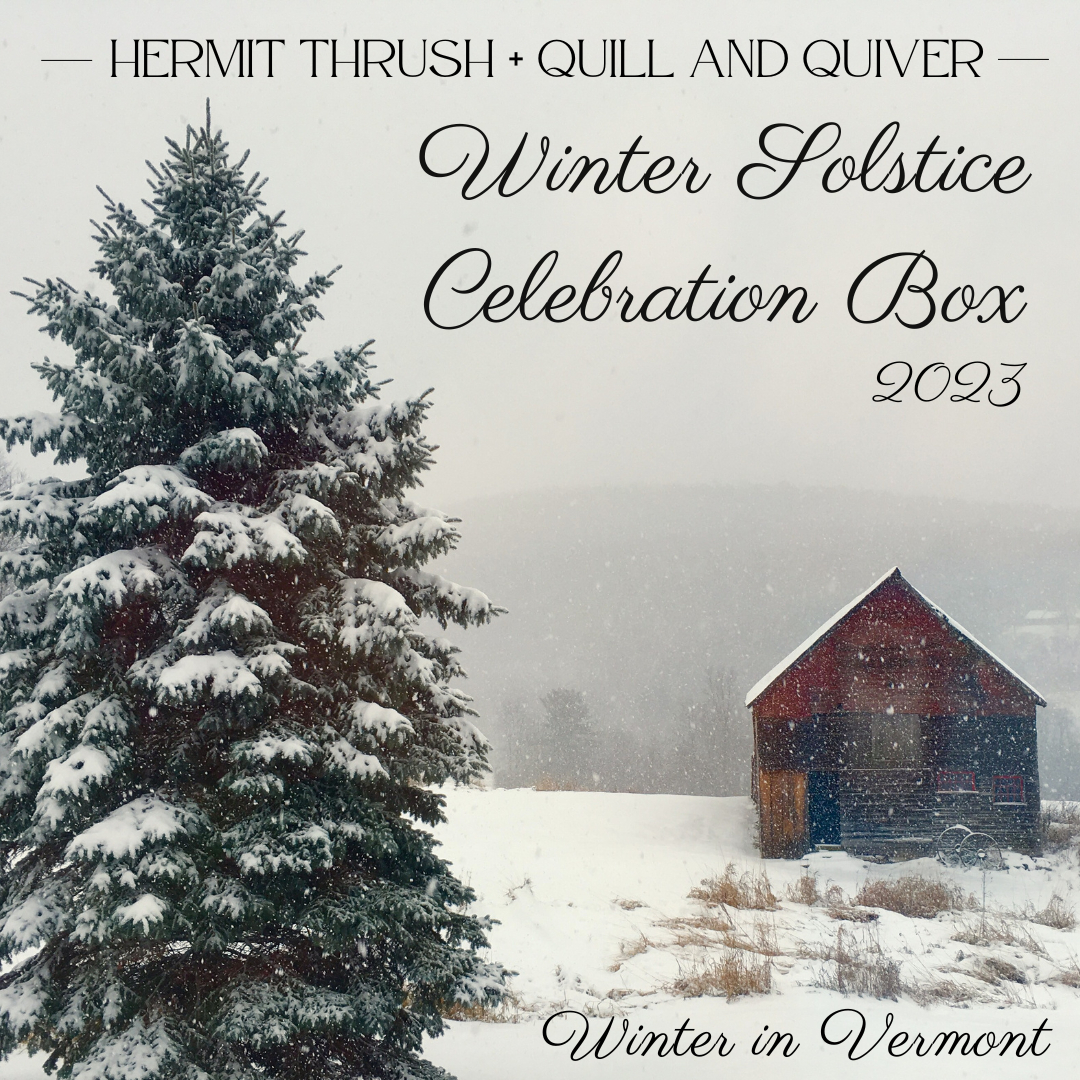 2023 Winter Solstice Celebration Box with Quill & Quiver Fiber Hermit